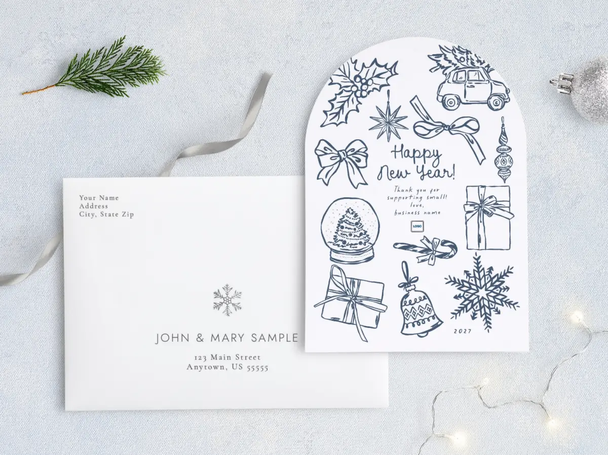 Front with Envelope Design