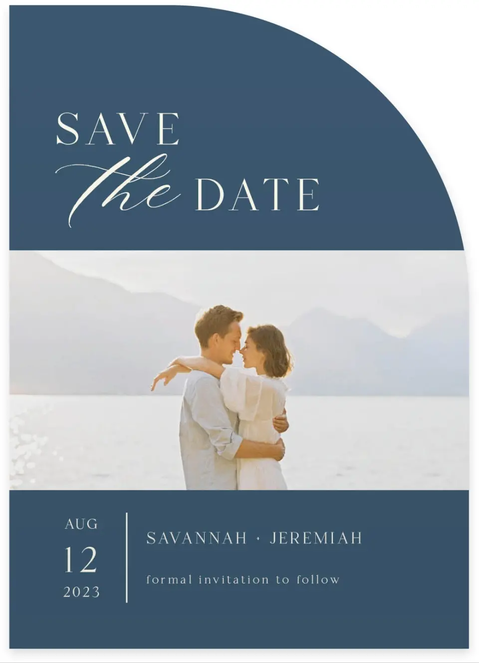 The Savannah | Winter Save the Date Cards