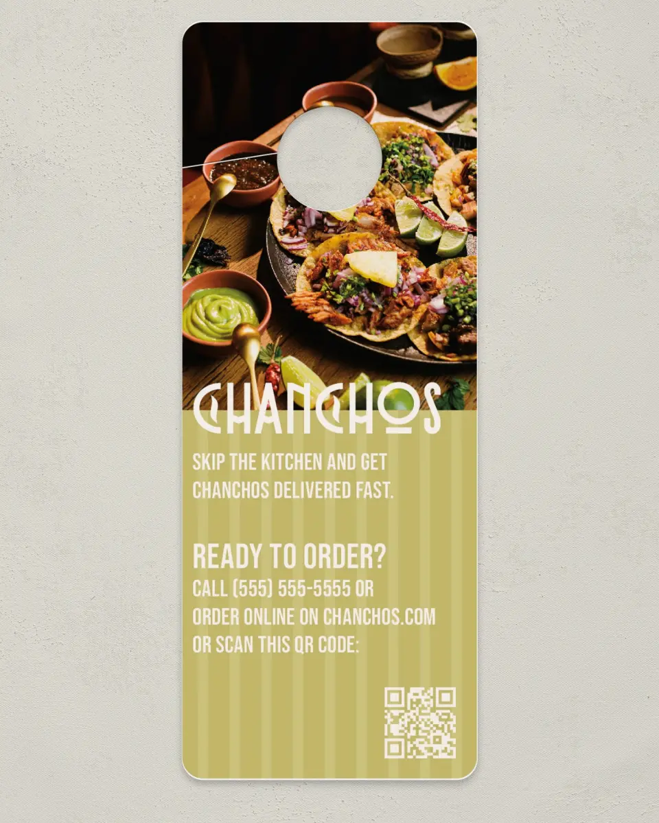 This is a 3.5" x 9" Calendar MagnetCard called Loco For Tacos printed in full color