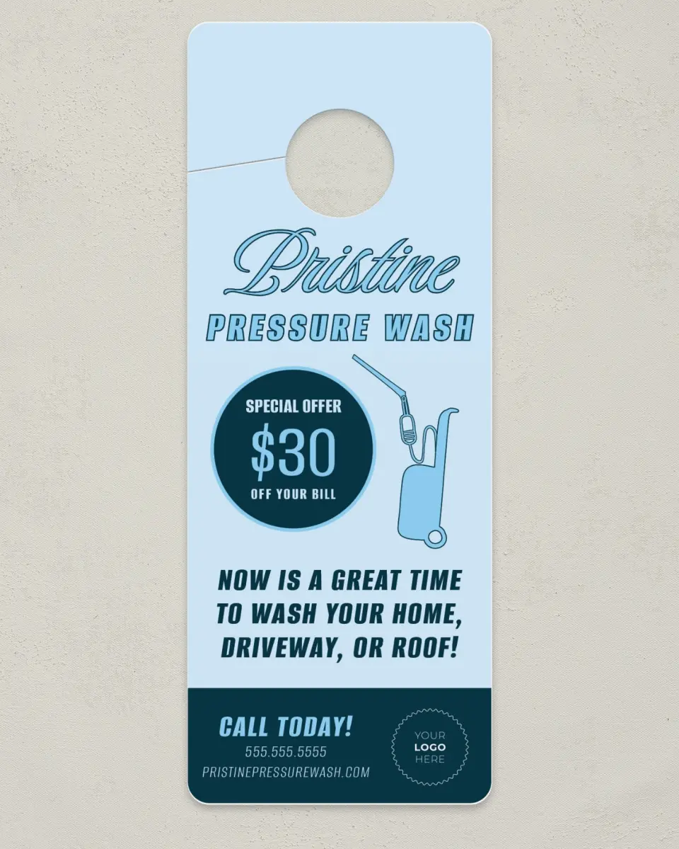 This is a 3.5" x 9" Calendar MagnetCard called Pristine Wash printed in full color