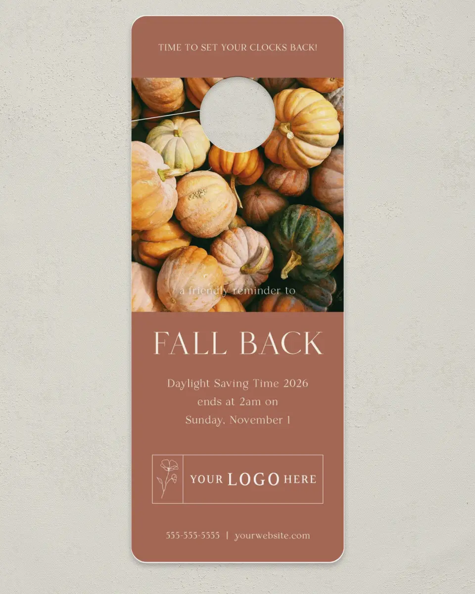 This is a 3.5" x 9" Calendar MagnetCard called Fall Pumpkins printed in full color