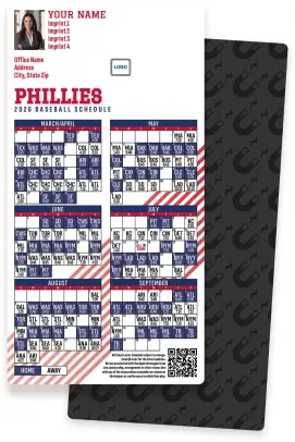 Custom Philadelphia Phillies Baseball Schedule Magnets | Free Samples ...