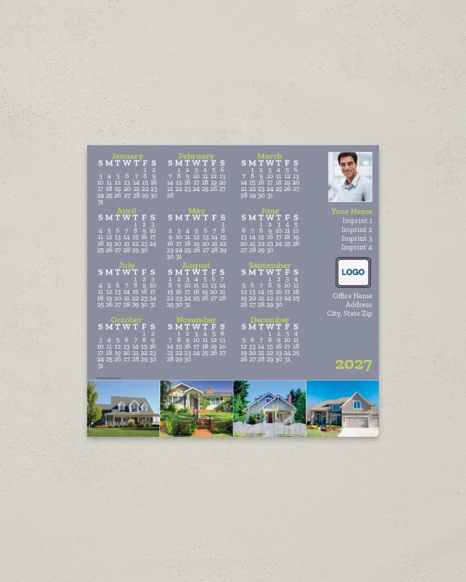 This is a 5½" x 5½" Full Magnet Calendar called Professional Home Appeal printed in full color with a Standard Gloss finish