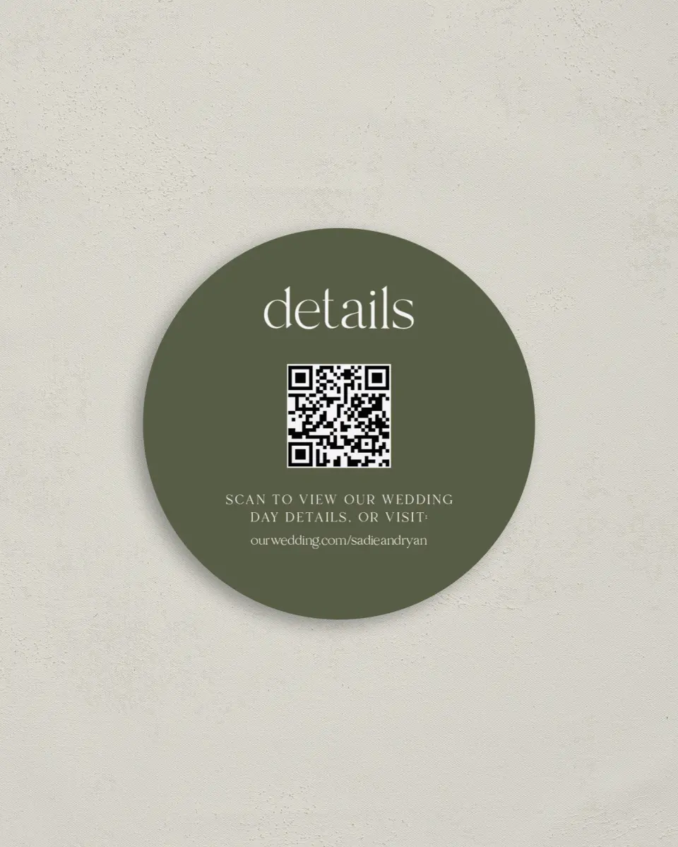 This is a 4" x 4" Details Card called Clean Order printed in full color with Silver foil on Luxe Satin (coated) paper