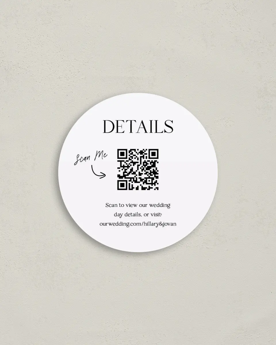 This is a 4" x 4" Details Card called Traditional Case printed in full color on Luxe Satin (coated) paper