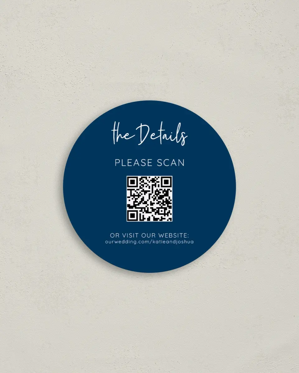 This is a 4" x 4" Details Card called Classic Charm printed in full color with Rose Gold foil on Luxe Satin (coated) paper