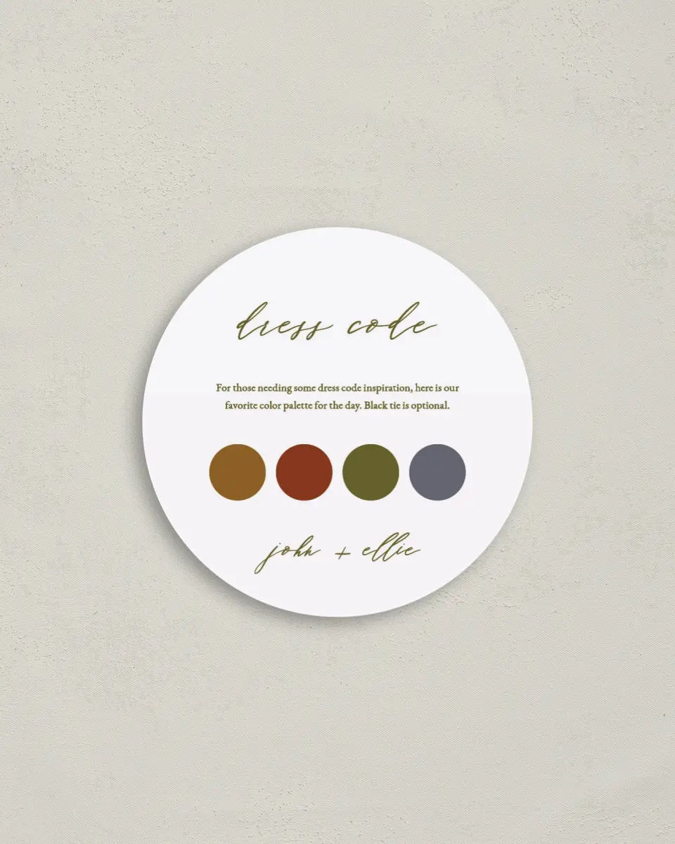 This is a 4" x 4" Registry Card called Radiant printed in full color with Silver foil on Luxe Satin (coated) paper