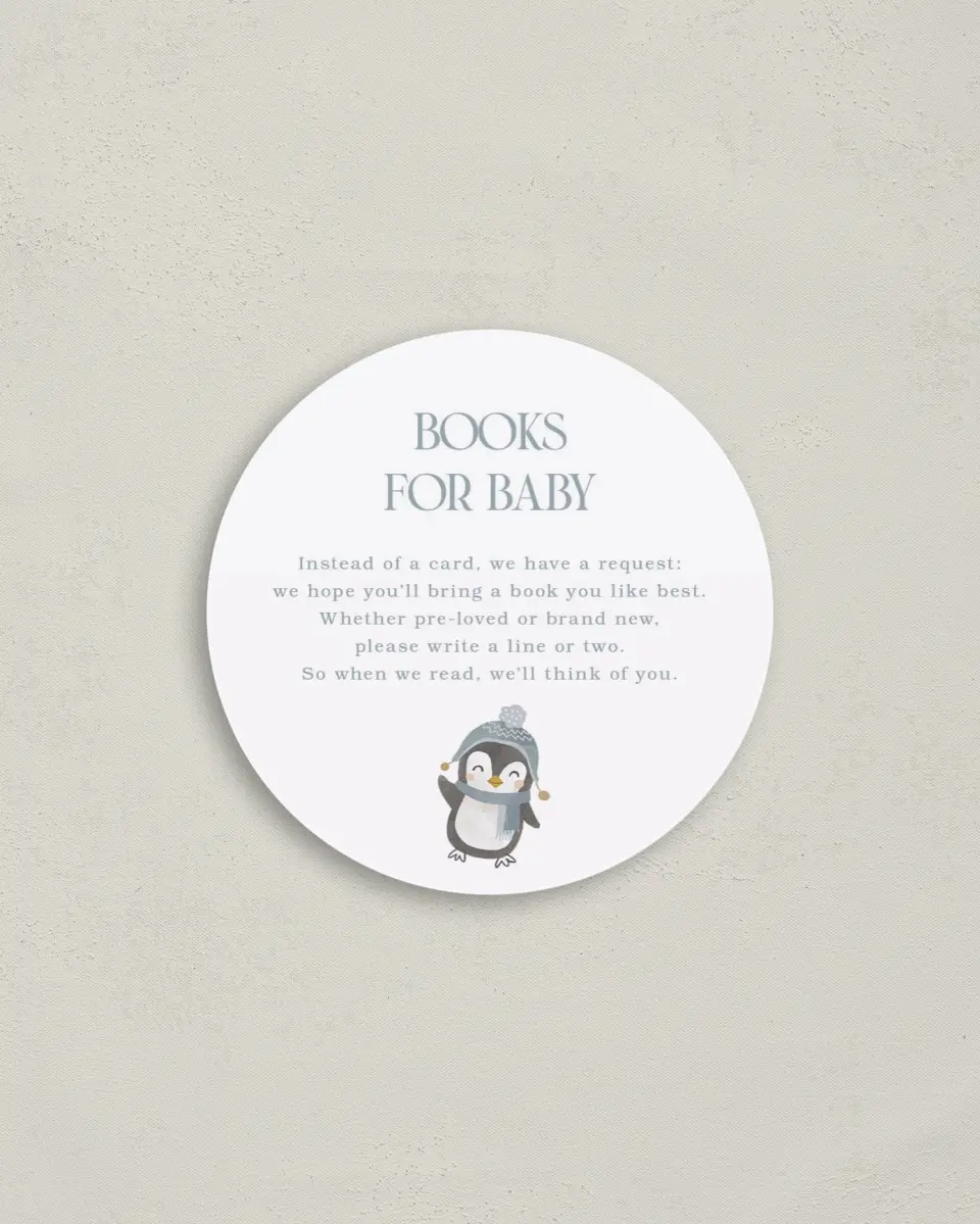 This is a 4" x 4" Details Card called Arctic Animals printed in full color on Luxe Satin (coated) paper
