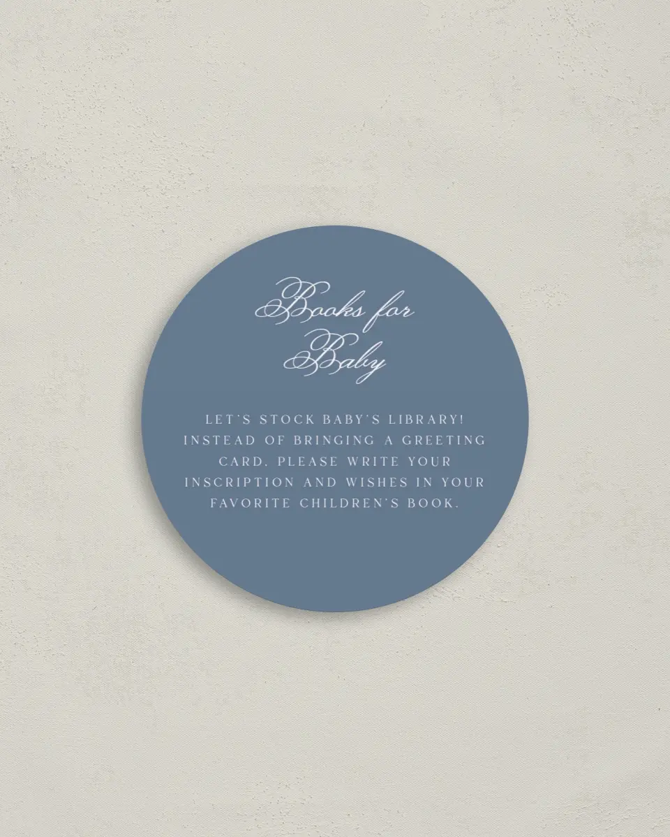 This is a 4" x 4" Details Card called Blissful Blooms printed in full color on Luxe Satin (coated) paper