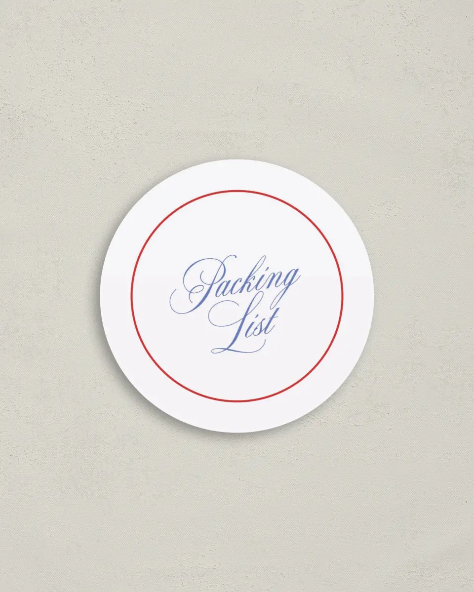 This is a 4" x 4" Bachelorette Party Thank You Card called Red, Bride, and Blue printed in full color on Luxe Satin (coated) paper
