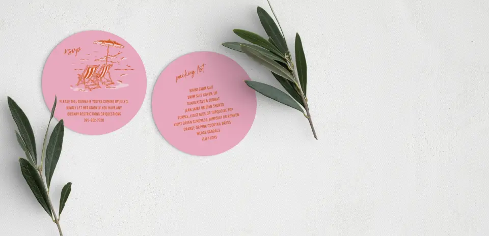 Round Card