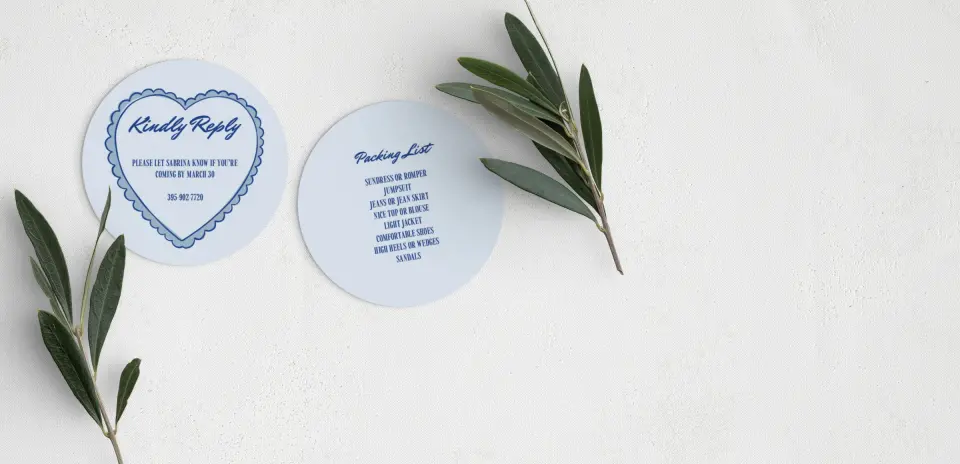 Round Card
