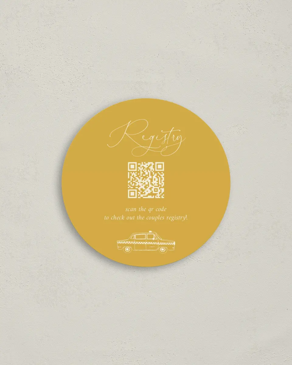 This is a 4" x 4" Bachelorette Party Thank You Card called How to Lose your Last Name in 10 Days printed in full color on Luxe Satin (coated) paper