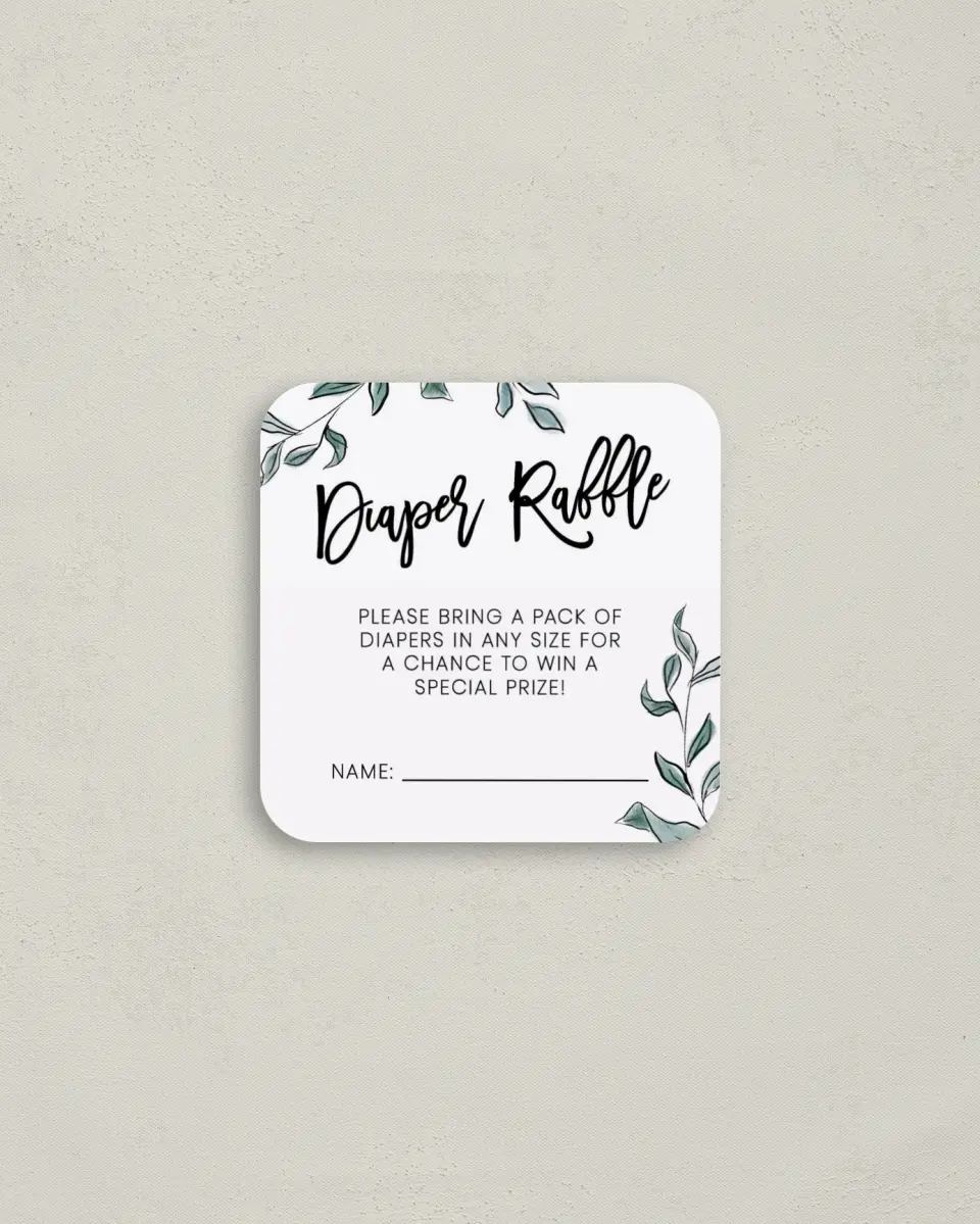 This is a 3¼" x 3¼" Details Card called Mama to Bee printed in full color on Luxe Satin (coated) paper