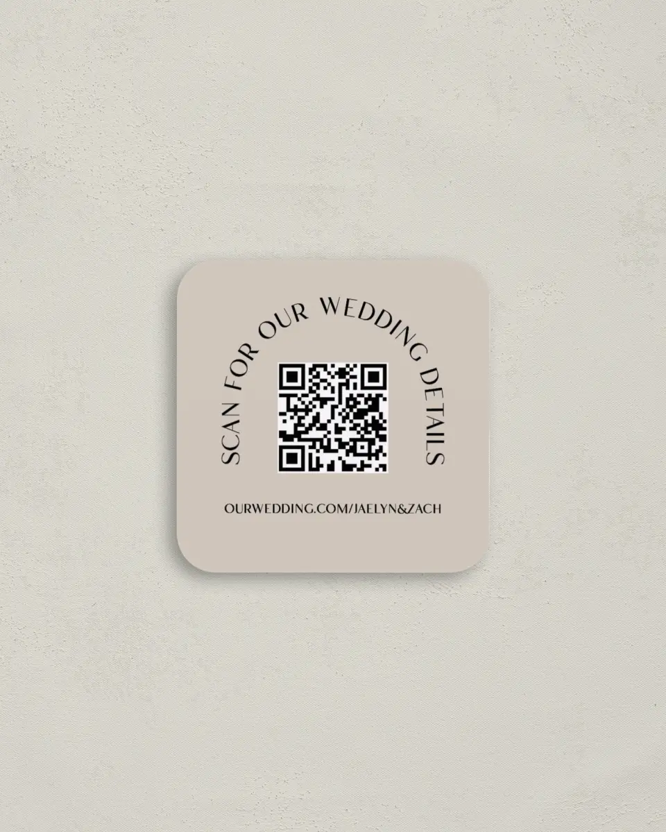 This is a 3¼" x 3¼" Details Card called Clear Arc printed in full color on Luxe Satin (coated) paper