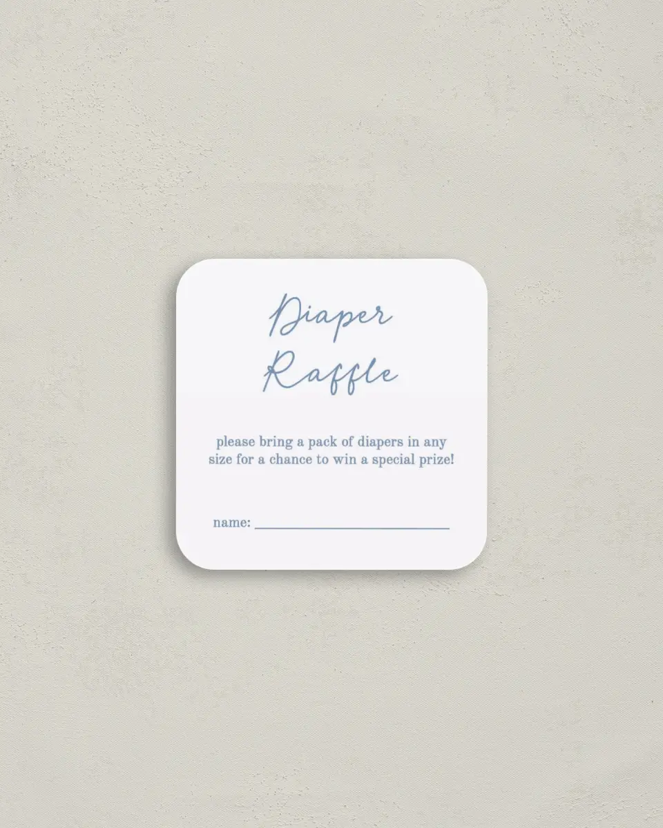 This is a 3¼" x 3¼" Details Card called Country Clothesline printed in full color on Luxe Satin (coated) paper