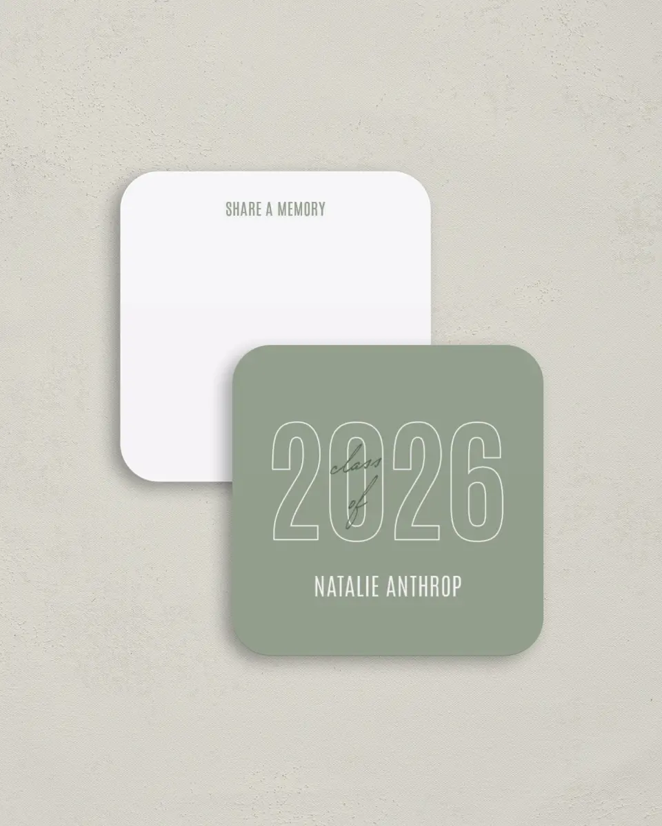 This is a 3¼" x 3¼" Share a Memory Card called Shining Brilliance printed in full color on Luxe Satin (coated) paper