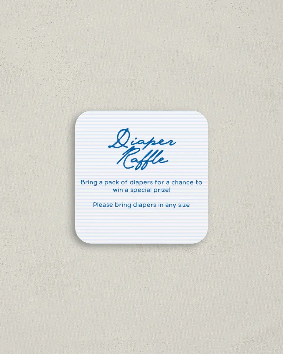 This is a 3¼" x 3¼" Details Card called Nothing Butter printed in full color on Luxe Satin (coated) paper