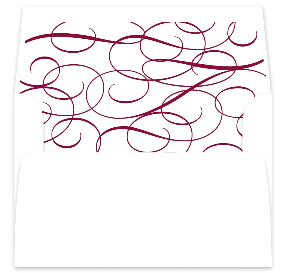This is a  7⅝" x 7⅞" Envelope Liners (ELA) called Forever Yours printed in full color