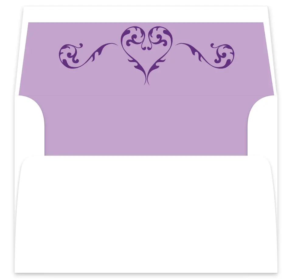 This is a  7⅝" x 7⅞" Envelope Liners (ELA) called Simple Tradition printed in full color