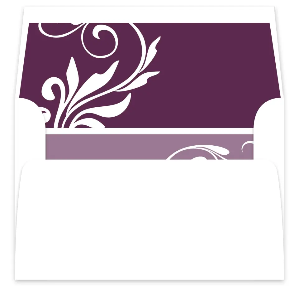 This is a  7⅝" x 7⅞" Envelope Liners (ELA) called Alluring Affection printed in full color