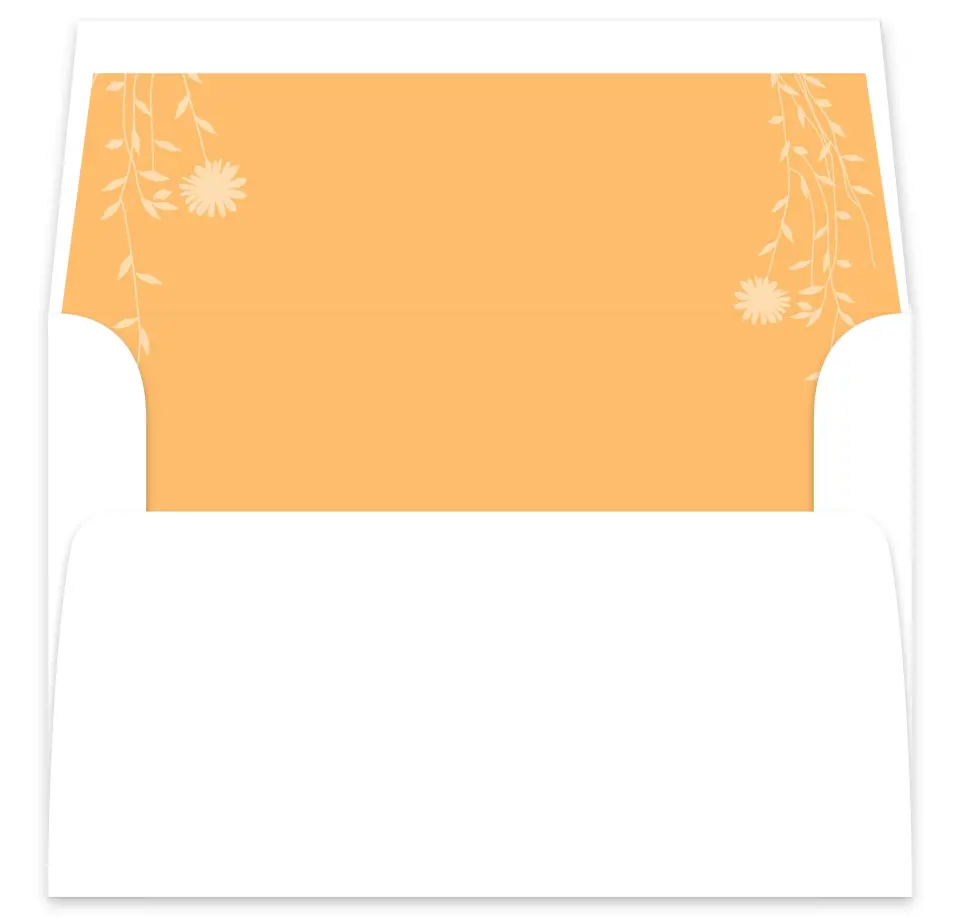 This is a  7⅝" x 7⅞" Envelope Liners (ELA) called Field of Love printed in full color