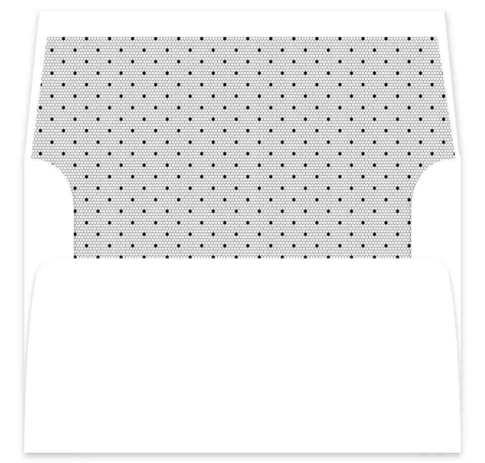 This is a  7⅝" x 7⅞" Envelope Liners (ELA) called Floral Lace printed in full color