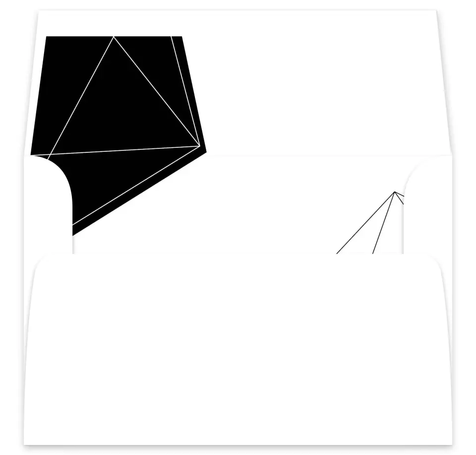 This is a  7⅝" x 7⅞" Envelope Liners (ELA) called Upscale Vegas printed in full color
