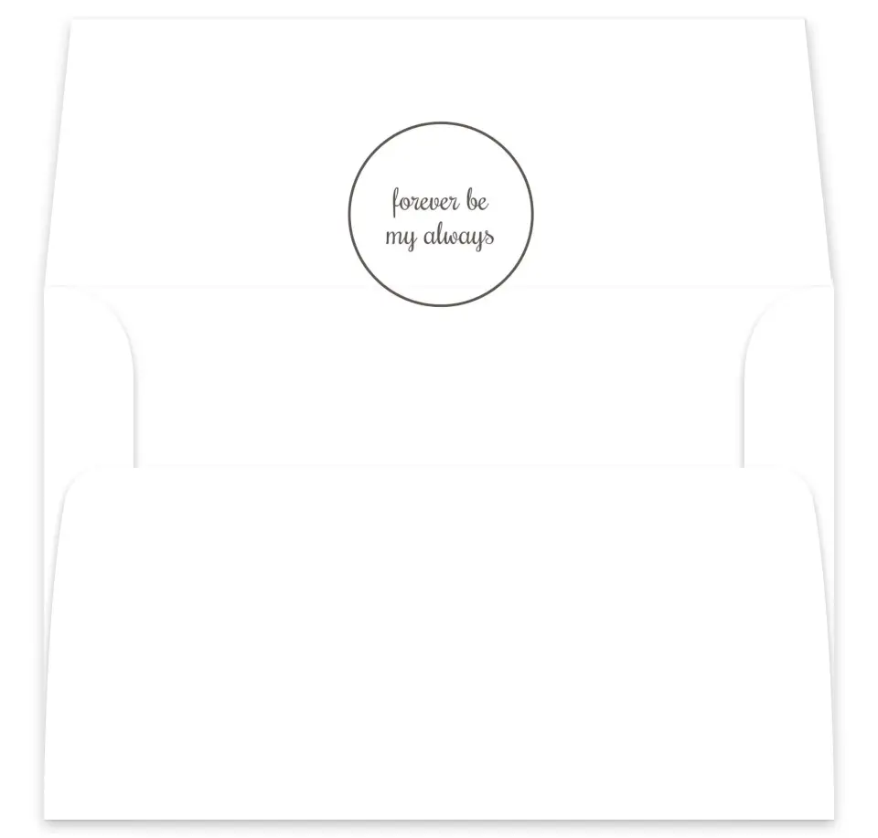 This is a  7⅝" x 7⅞" Envelope Liners (ELA) called Simply Modern printed in full color