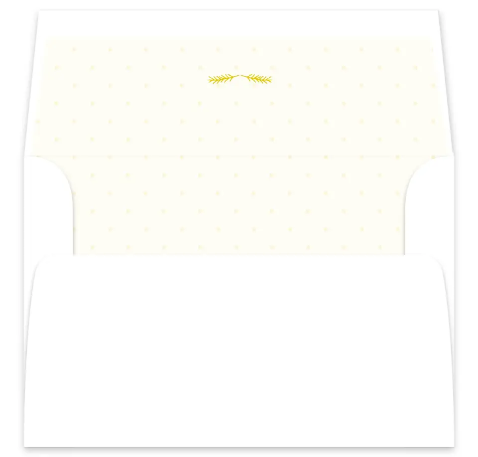 This is a  7⅝" x 7⅞" Envelope Liners (ELA) called Sweet Leaves printed in full color
