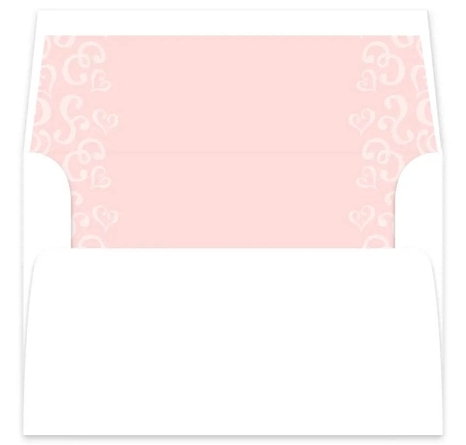 This is a  7⅝" x 7⅞" Envelope Liners (ELA) called Love Letters printed in full color