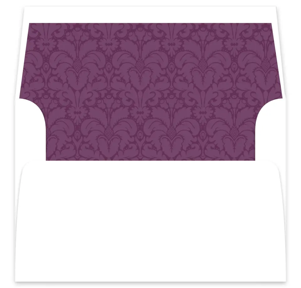 This is a  7⅝" x 7⅞" Envelope Liners (ELA) called Forever Exquisite printed in full color
