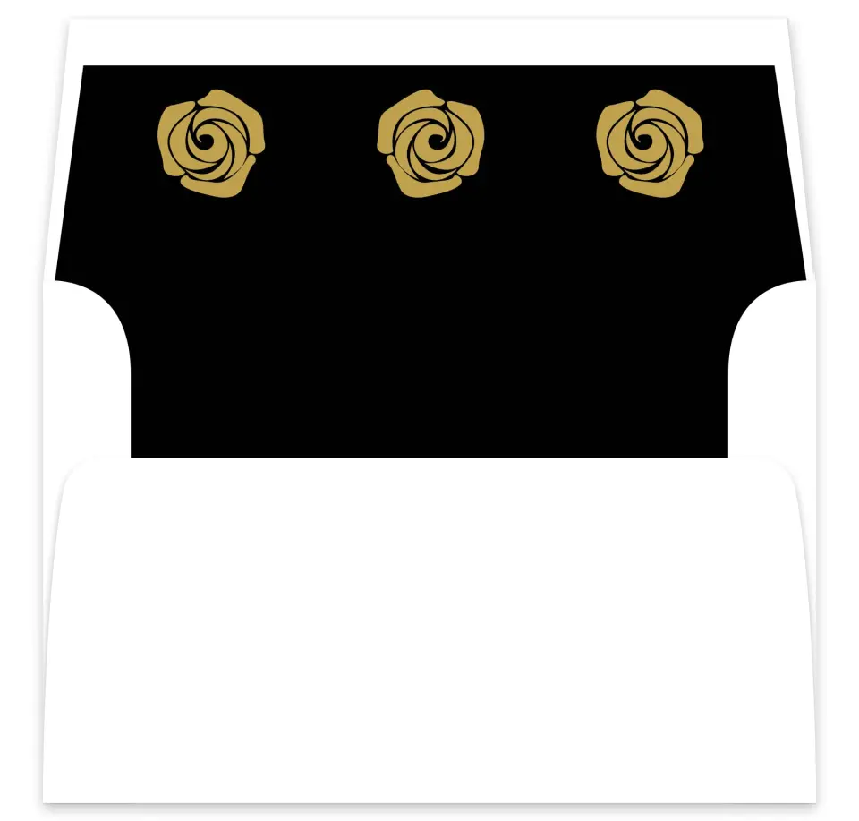 This is a  7⅝" x 7⅞" Envelope Liners (ELA) called Ravishing Rose printed in full color