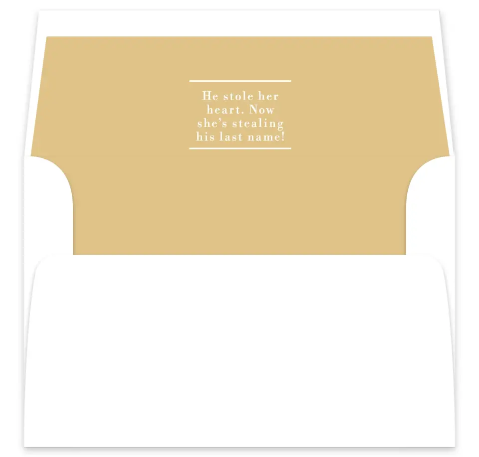 This is a  7⅝" x 7⅞" Envelope Liners (ELA) called Etched Elegance printed in full color