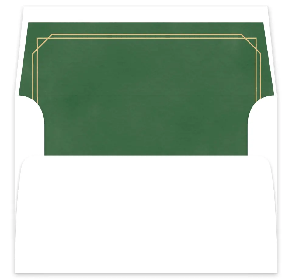 This is a  7⅝" x 7⅞" Envelope Liners (ELA) called Gilded Jewel printed in full color