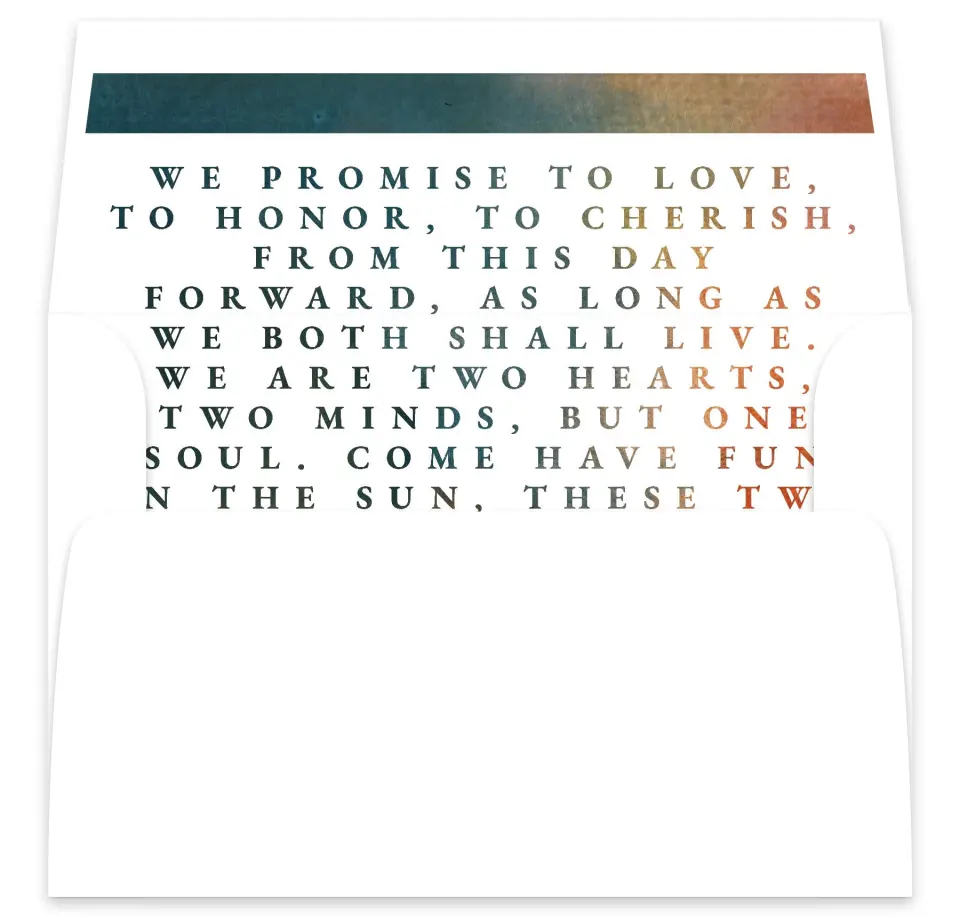 This is a  7⅝" x 7⅞" Envelope Liners (ELA) called Inked Elegance printed in full color