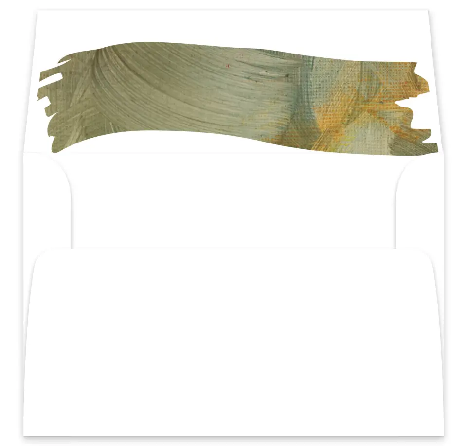 This is a  7⅝" x 7⅞" Envelope Liners (ELA) called Sunset Splendor printed in full color