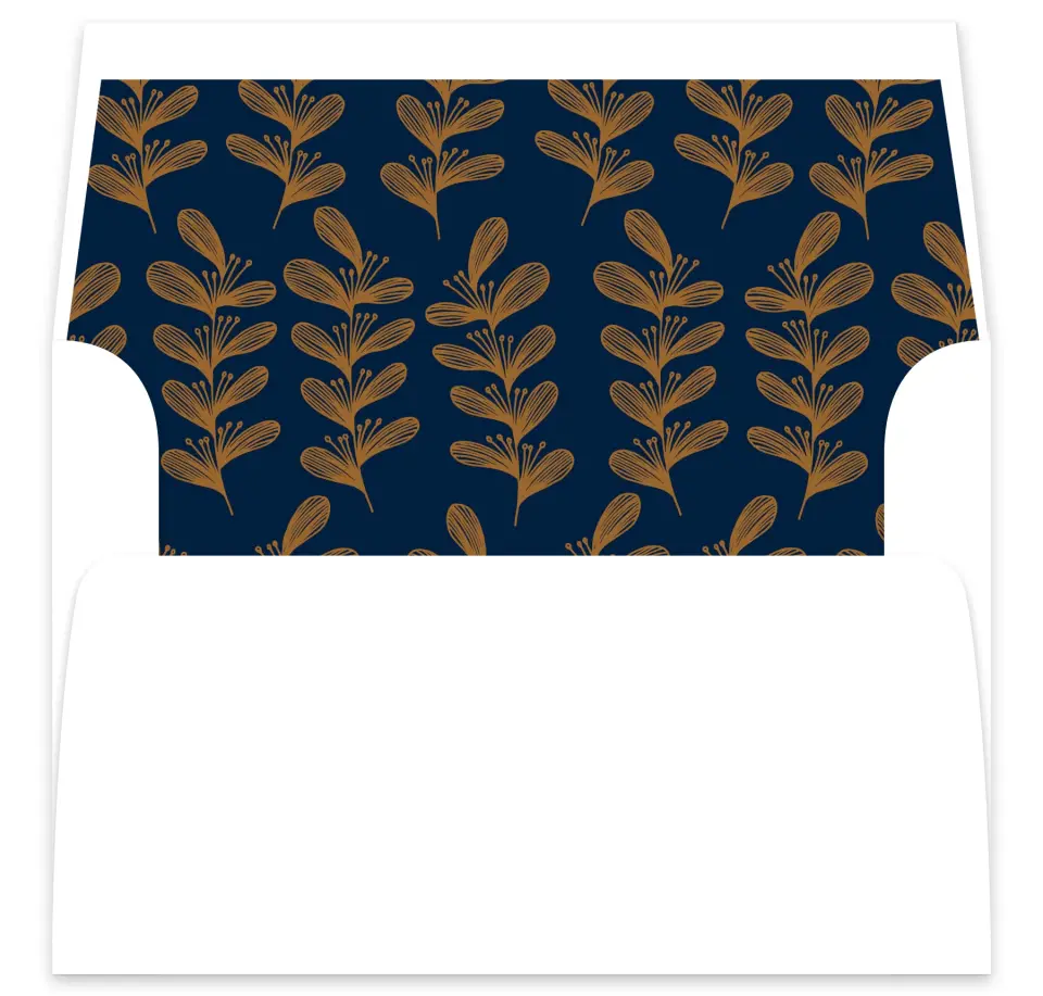 This is a  7⅝" x 7⅞" Envelope Liners (ELA) called Midnight Shimmer printed in full color