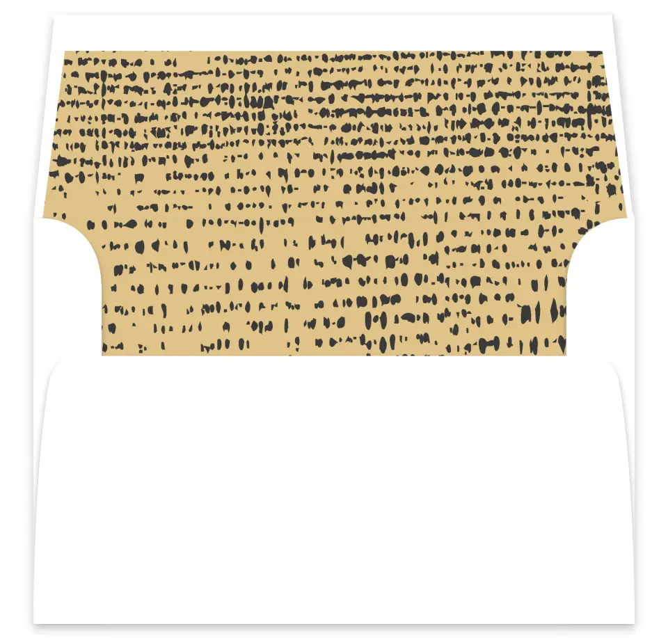 This is a  7⅝" x 7⅞" Envelope Liners (ELA) called Cascading Flecks printed in full color