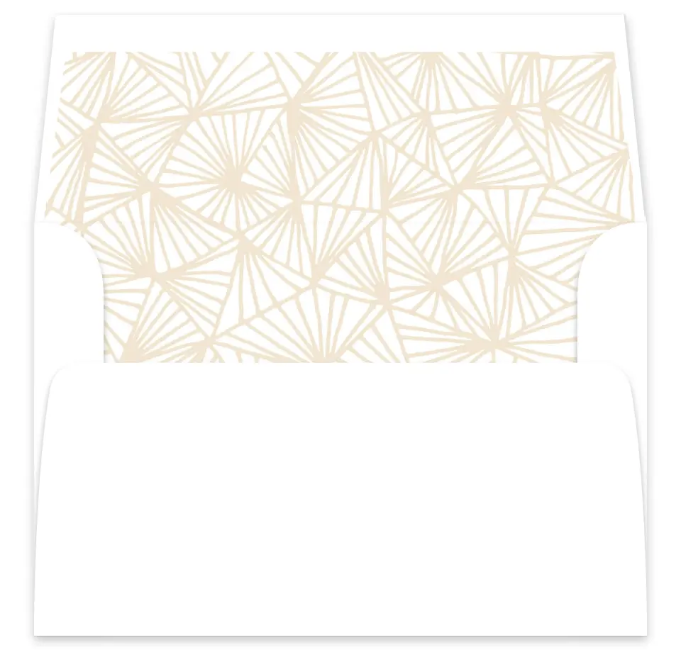 This is a  7⅝" x 7⅞" Envelope Liners (ELA) called Devoted Deco printed in full color