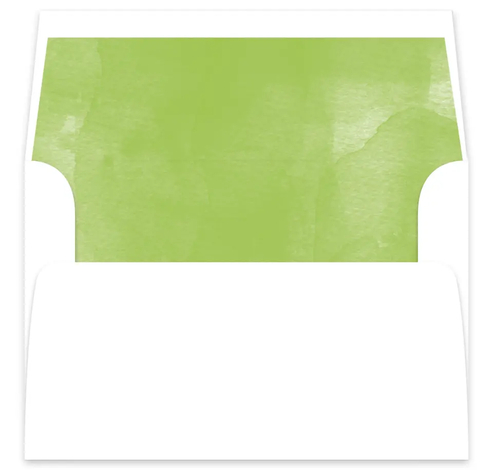 This is a  7⅝" x 7⅞" Envelope Liners (ELA) called Painted Leaves printed in full color