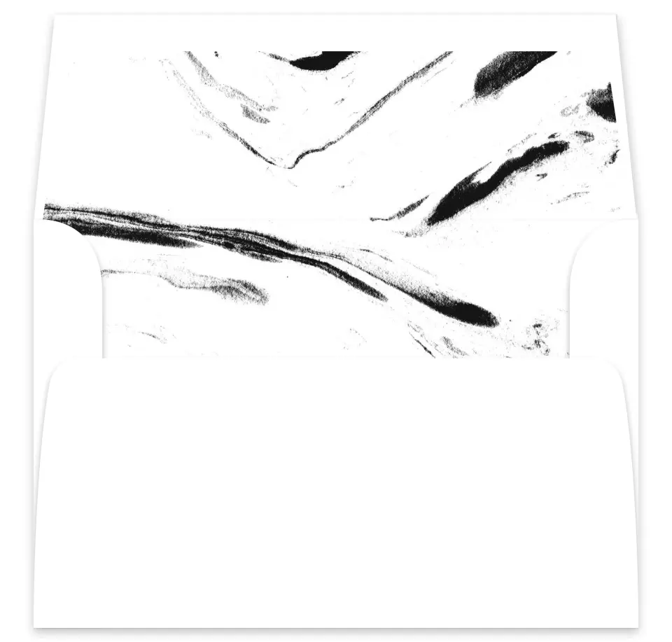 This is a  7⅝" x 7⅞" Envelope Liners (ELA) called Elegant Marble printed in full color