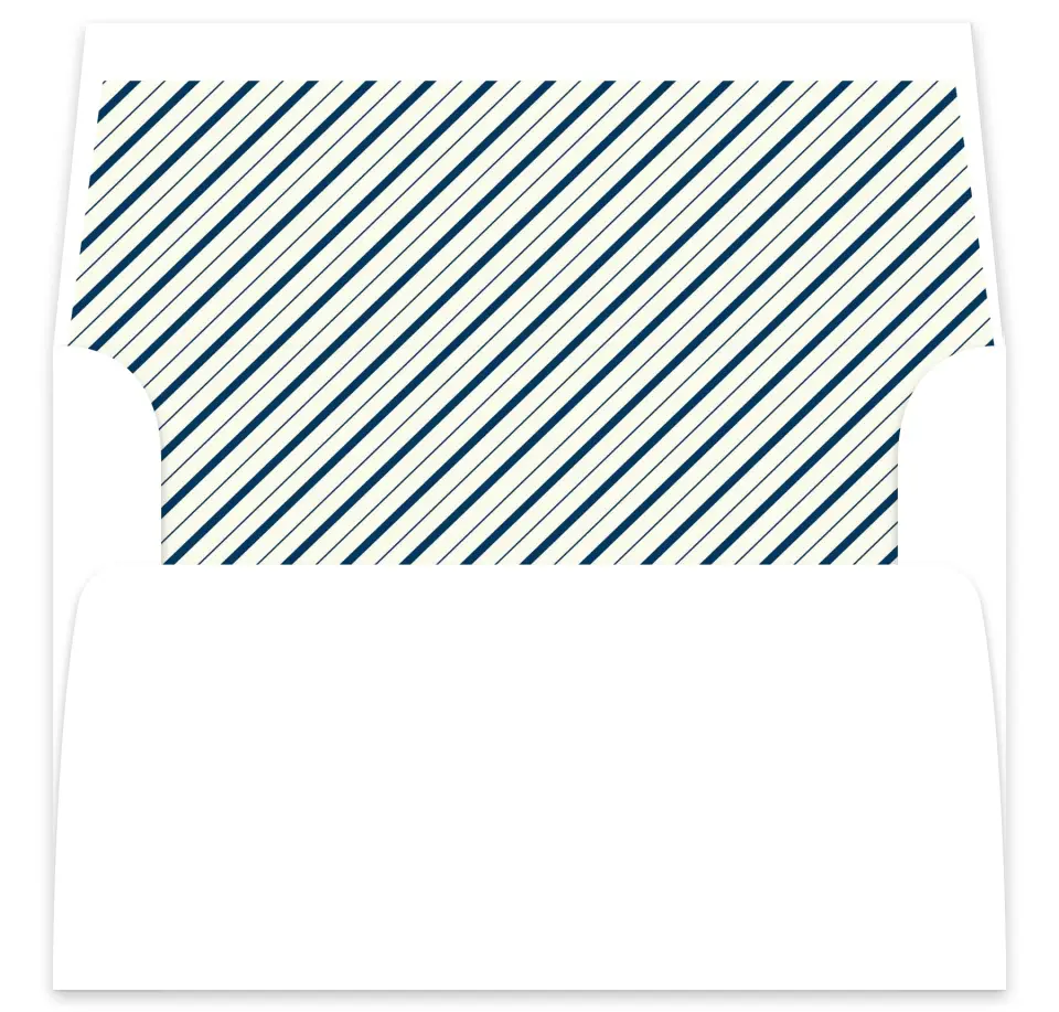 This is a  7⅝" x 7⅞" Envelope Liners (ELA) called Lustrous Lines printed in full color