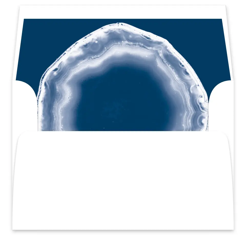 This is a  7⅝" x 7⅞" Envelope Liners (ELA) called Dazzling Agate printed in full color