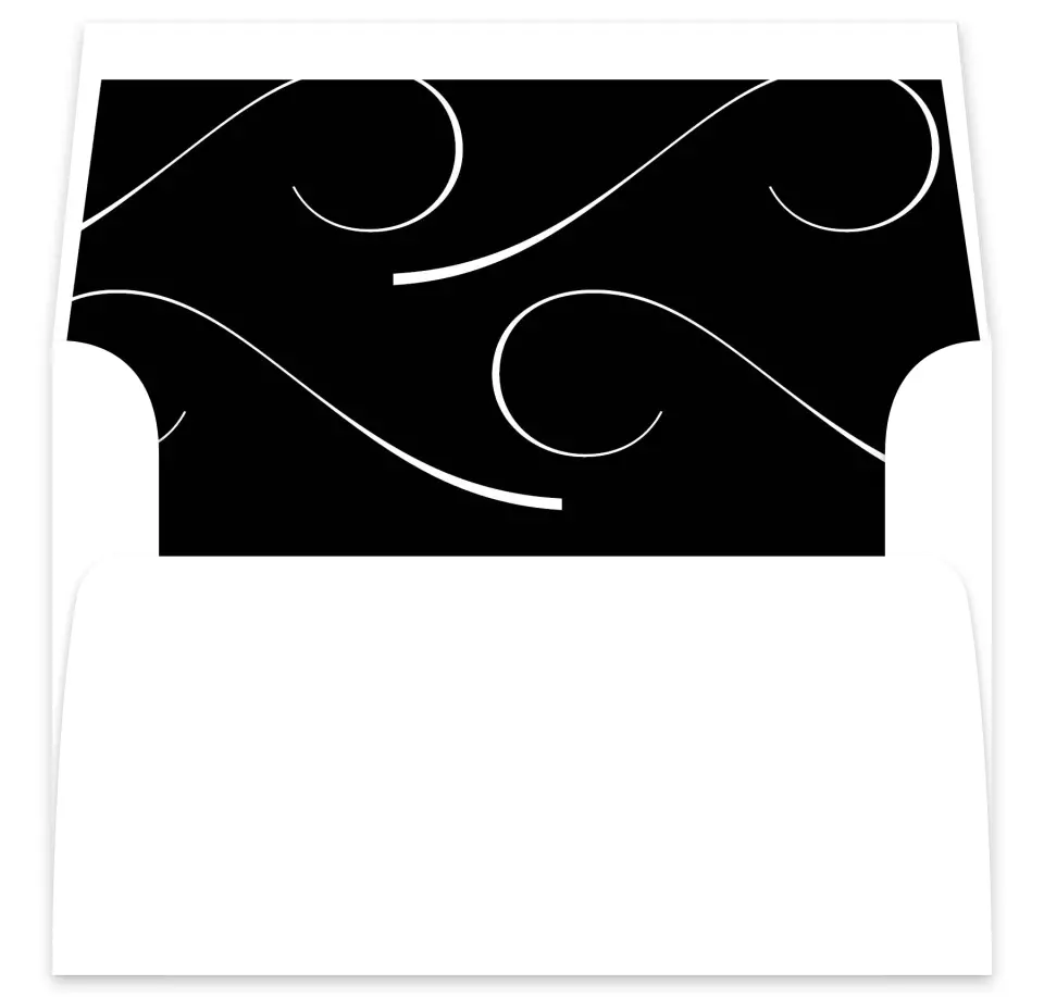 This is a  7⅝" x 7⅞" Envelope Liners (ELA) called Love Infinity printed in full color