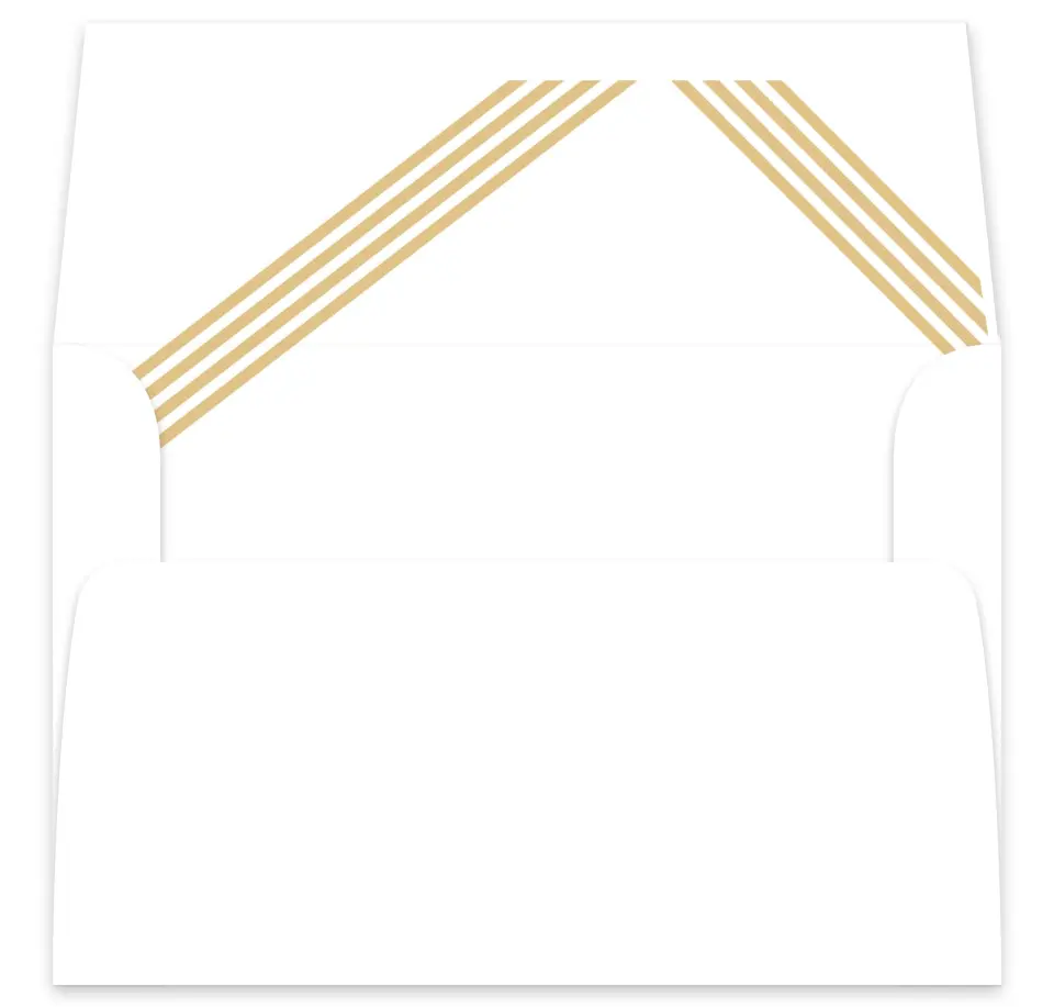 This is a  7⅝" x 7⅞" Envelope Liners (ELA) called Forever Gilded printed in full color