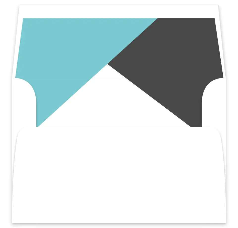This is a  7⅝" x 7⅞" Envelope Liners (ELA) called Mod Blocks printed in full color