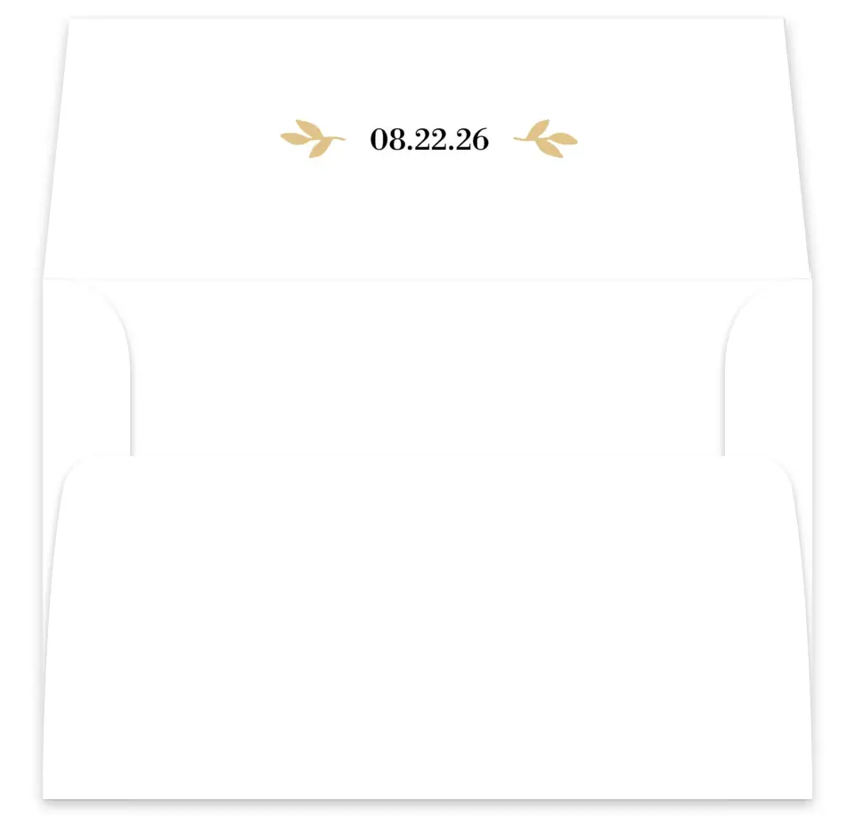 This is a  7⅝" x 7⅞" Envelope Liners (ELA) called Charming Monogram printed in full color