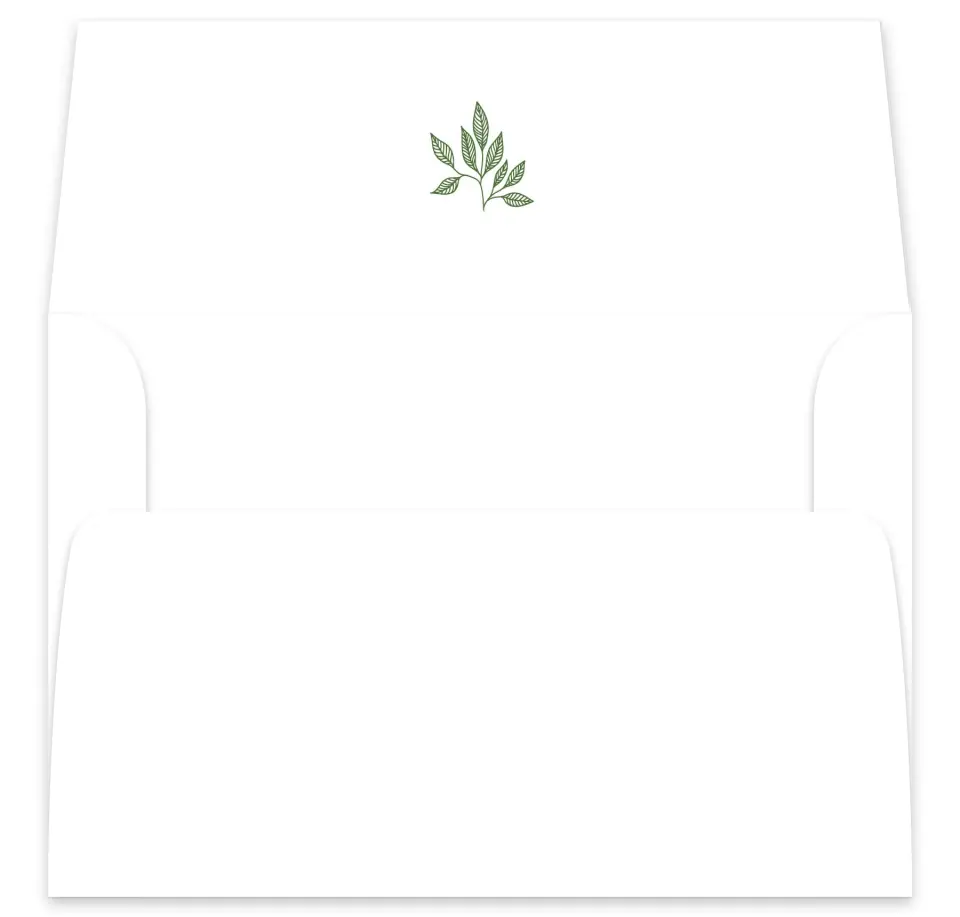 This is a  7⅝" x 7⅞" Envelope Liners (ELA) called Rustic Grace printed in full color