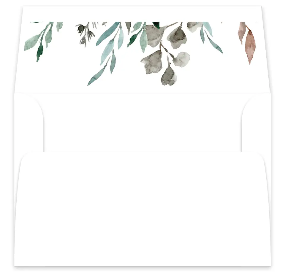 This is a  7⅝" x 7⅞" Envelope Liners (ELA) called Eternal Autumn printed in full color